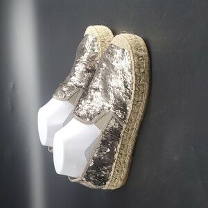 Baldinini Trend Sequined Slip-on Loafers Size EU 40, US 10